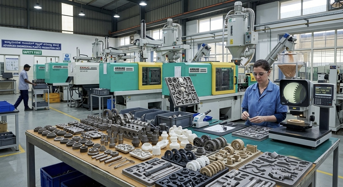 Engineering Plastics stock and machined components