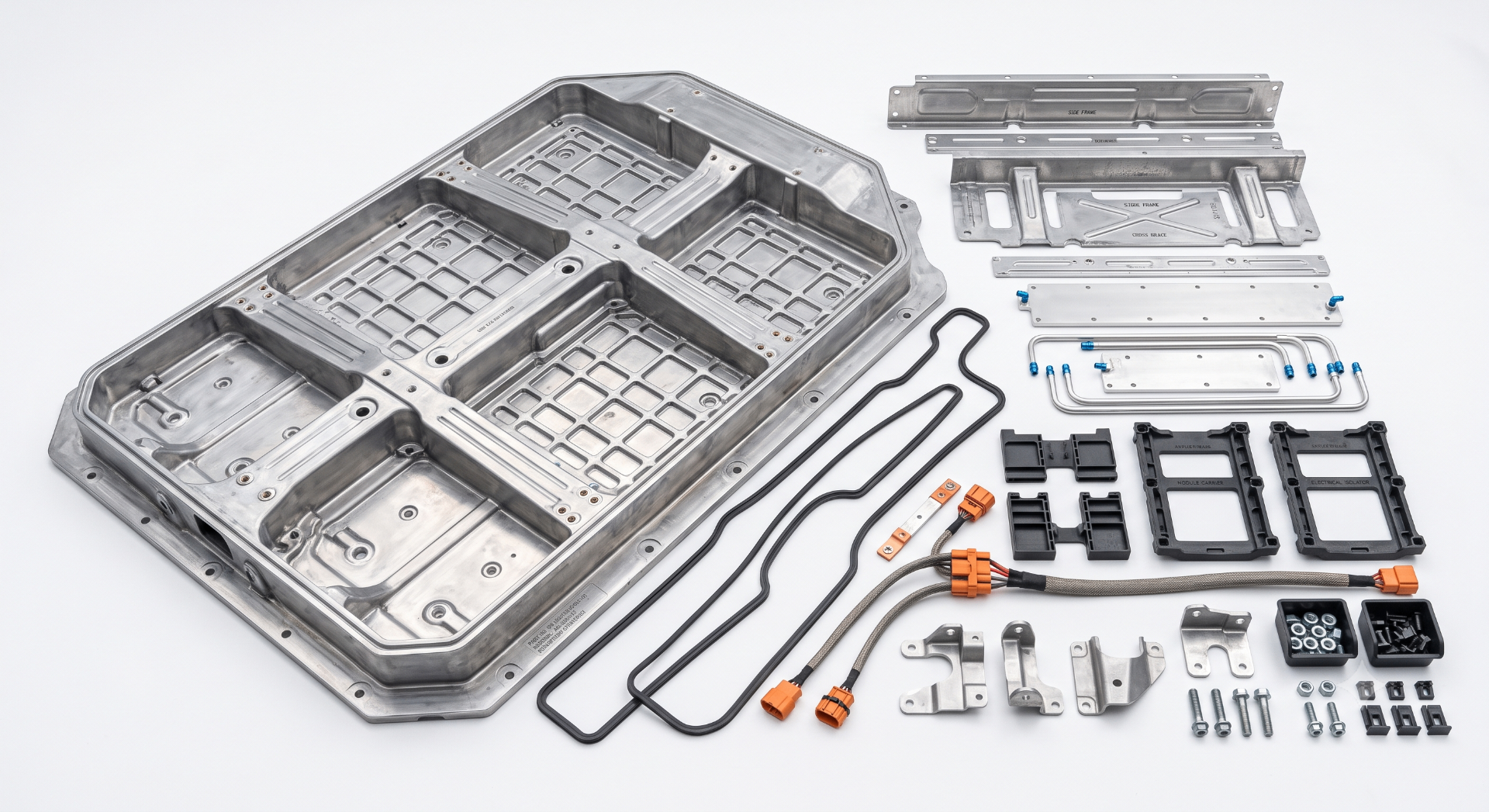 Battery Pack Tray & Enclosure Components — manufactured by TruSkew for Electric Vehicles