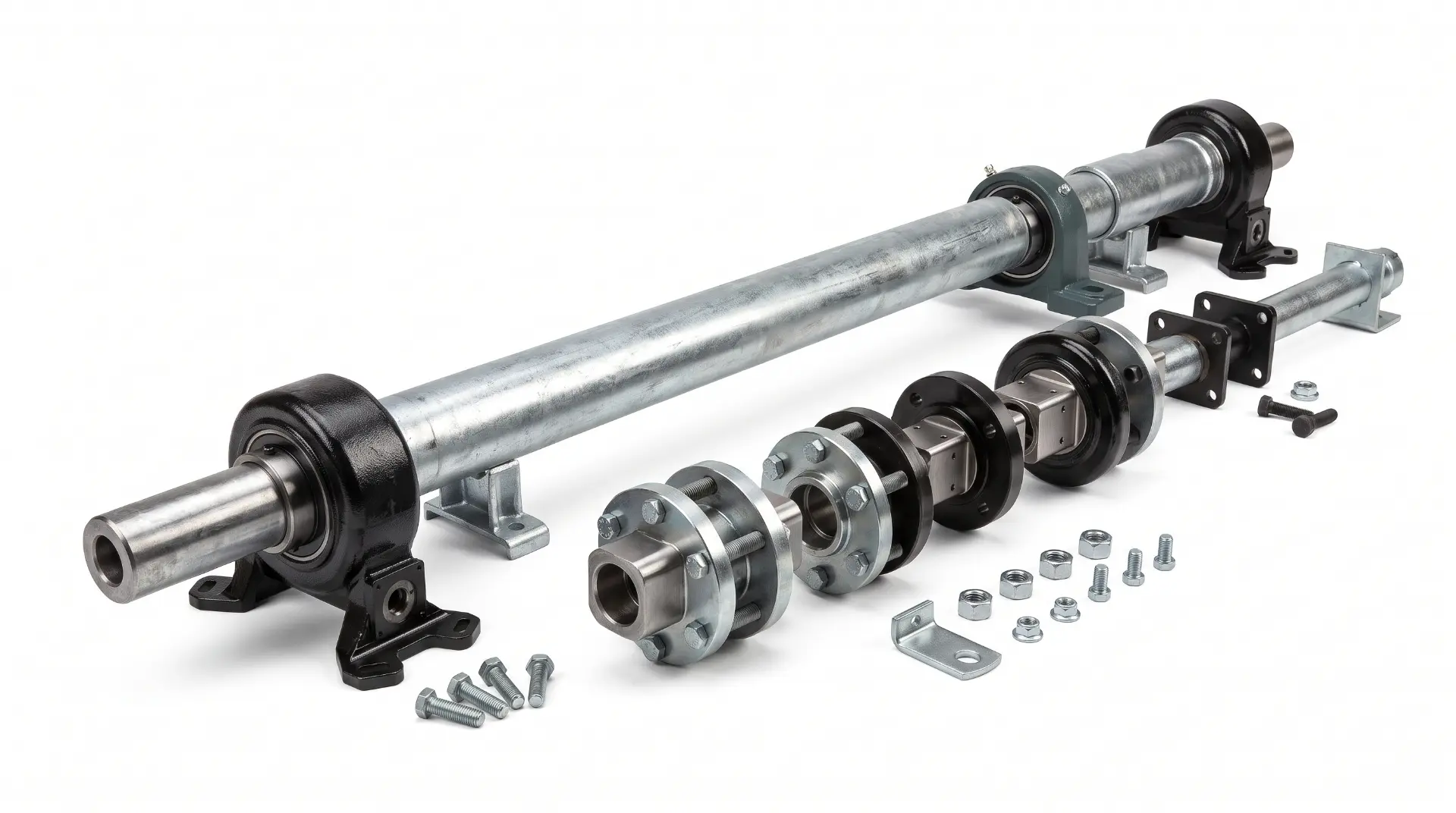 Tracker Pivot Shafts & Drive Couplings — manufactured by TruSkew for Renewable Energy