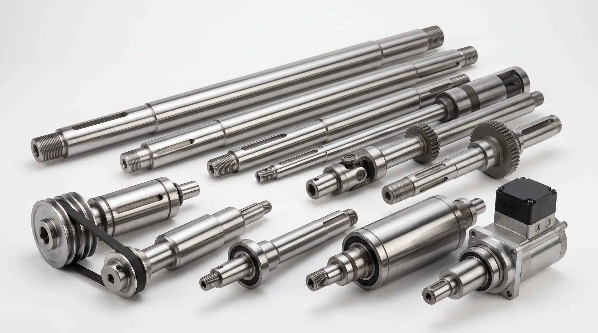 Precision Shafts & Spindles — manufactured by TruSkew for Industrial Automation & Material Handling