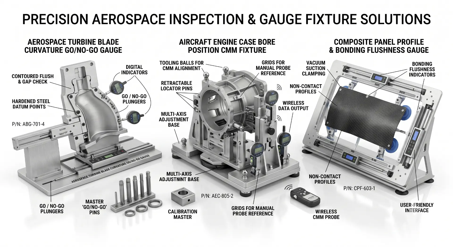 Inspection & Gauge Fixtures — manufactured by TruSkew for Aerospace
