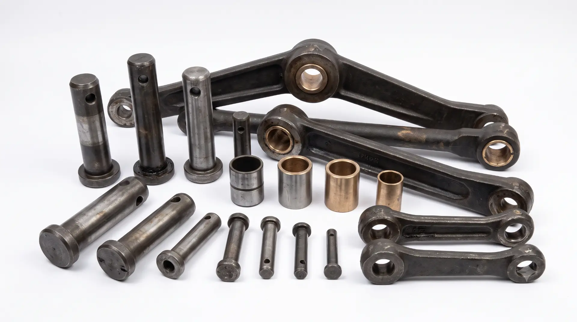 Brake Rigging Pins, Bushes & Levers — manufactured by TruSkew for Railways & Metro