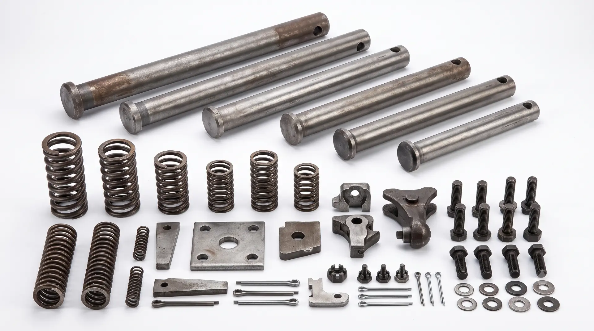 Coupler Pins, Knuckle Pins & Draft Gear Small Parts — manufactured by TruSkew for Railways & Metro