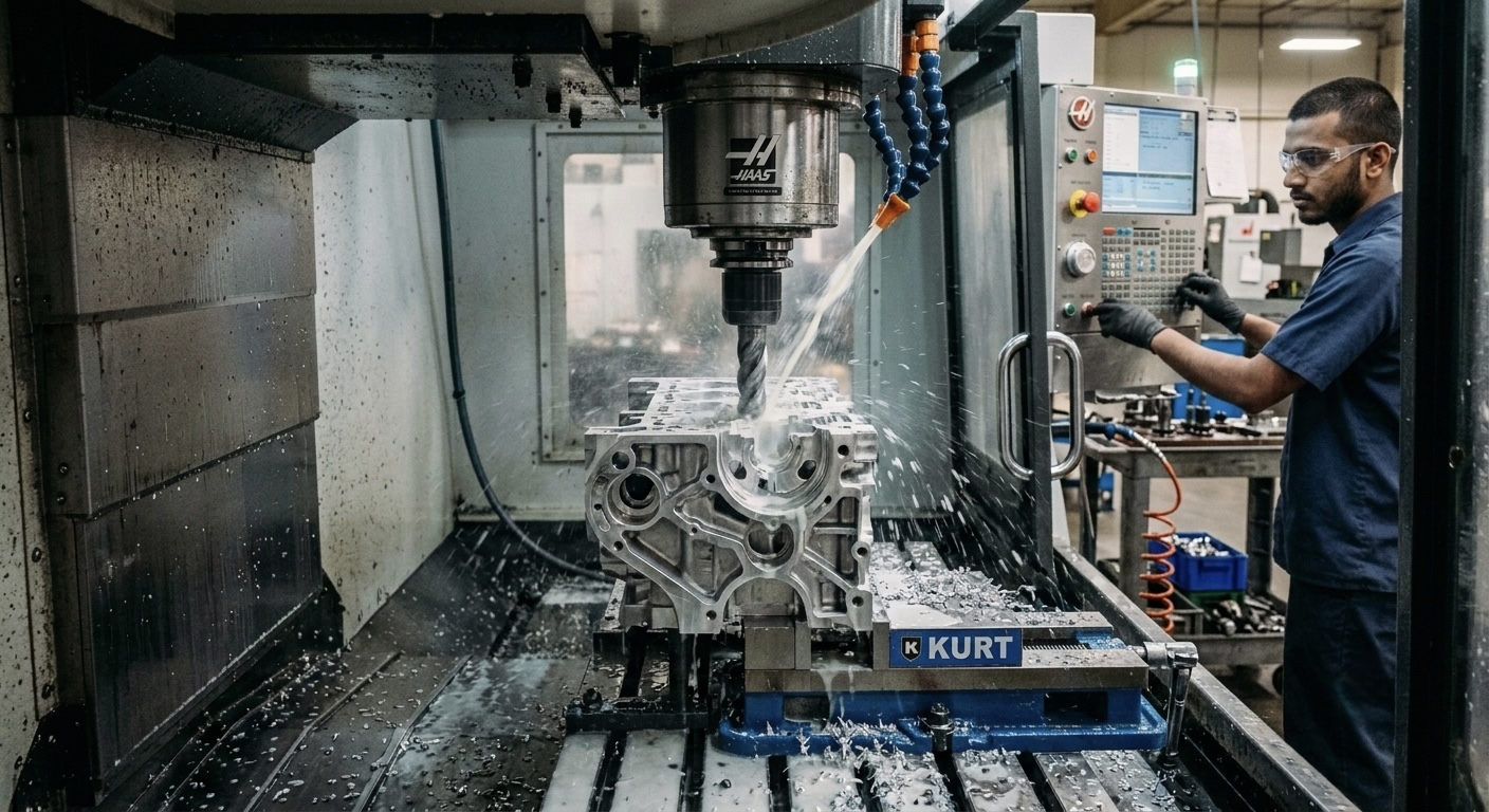 CNC Milling in operation at a TruSkew network partner facility