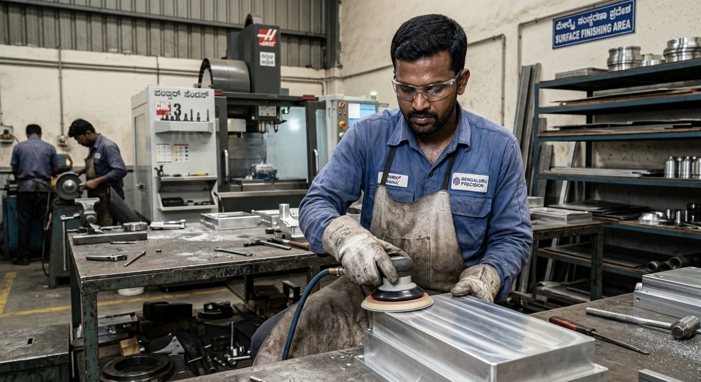 Surface Finishing in operation at a TruSkew network partner facility