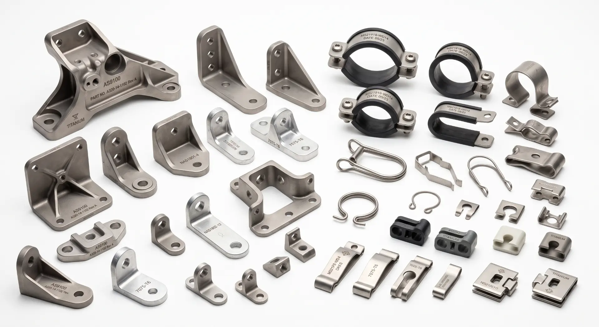 Structural Brackets & Clips — manufactured by TruSkew for Aerospace