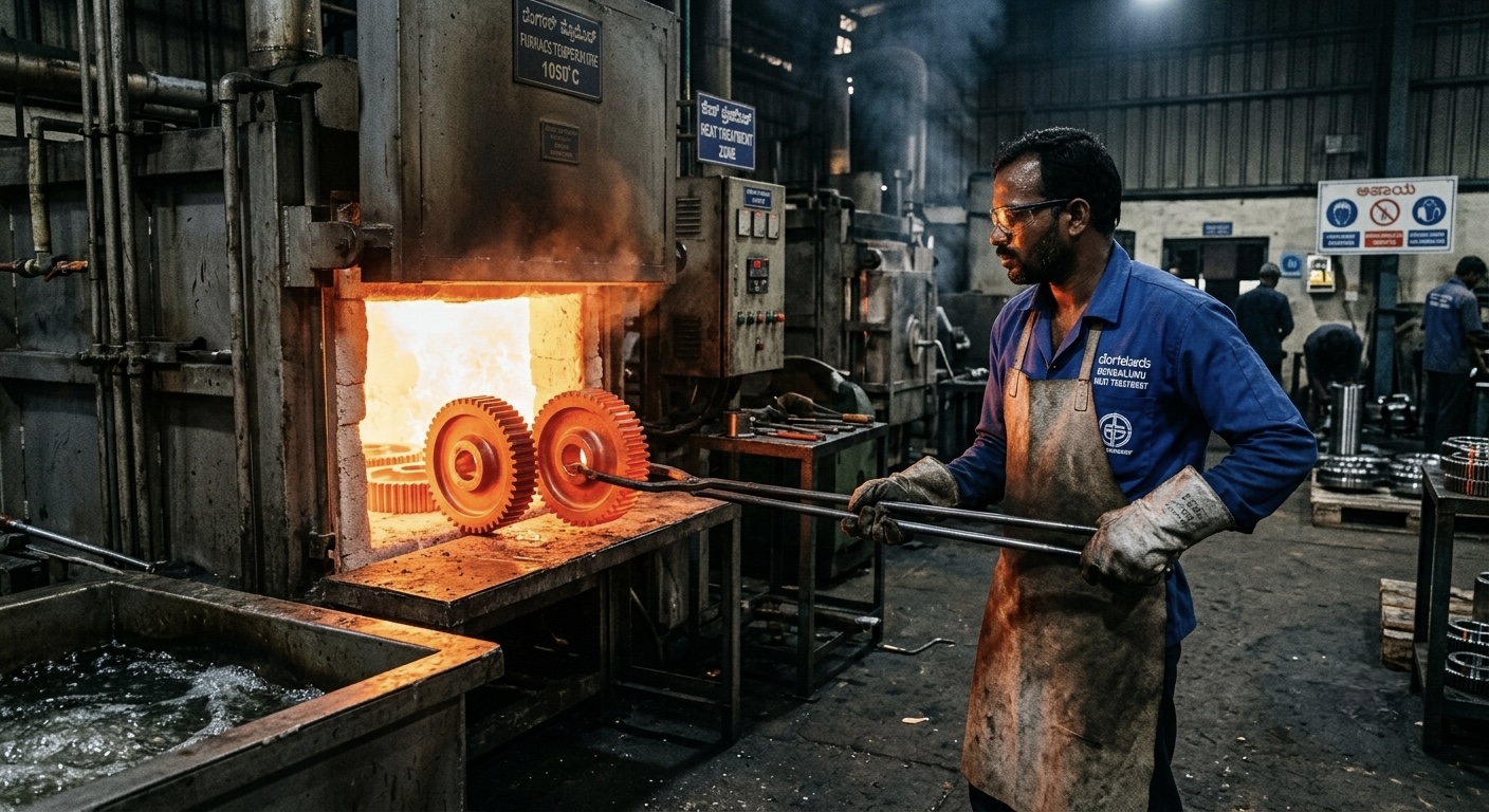Heat Treatment in operation at a TruSkew network partner facility