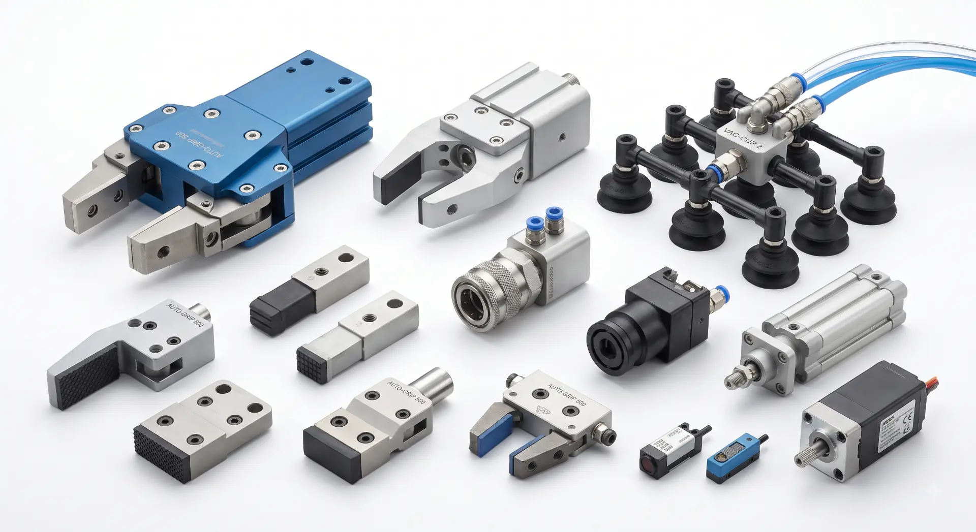 End-Effector / Gripper Components — manufactured by TruSkew for Industrial Automation & Material Handling