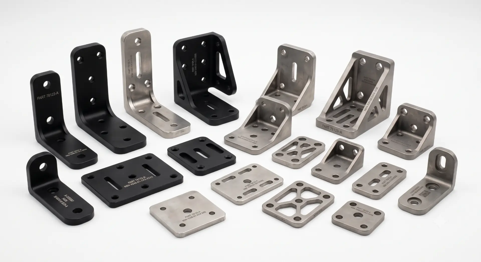 Structural Brackets & Mounting Plates — manufactured by TruSkew for Defence