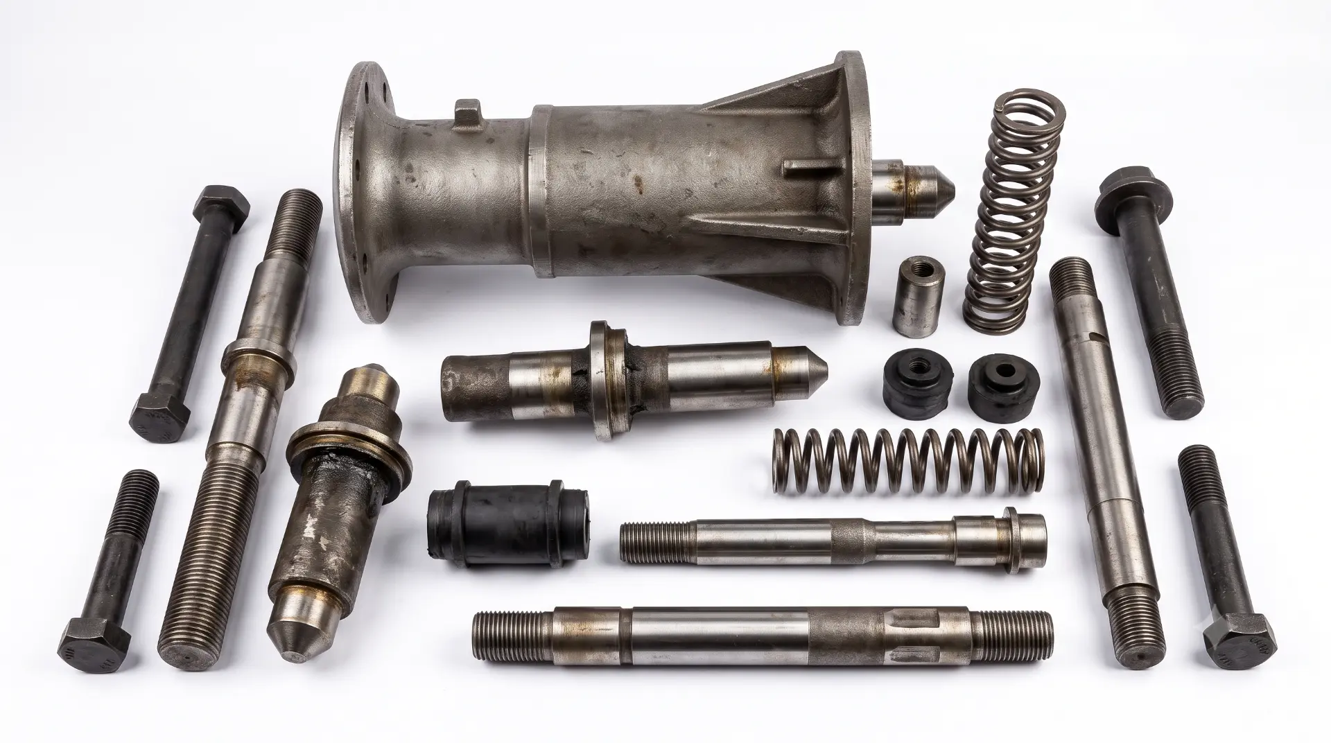 Buffer Components — Plungers, Casings, Spindles — manufactured by TruSkew for Railways & Metro