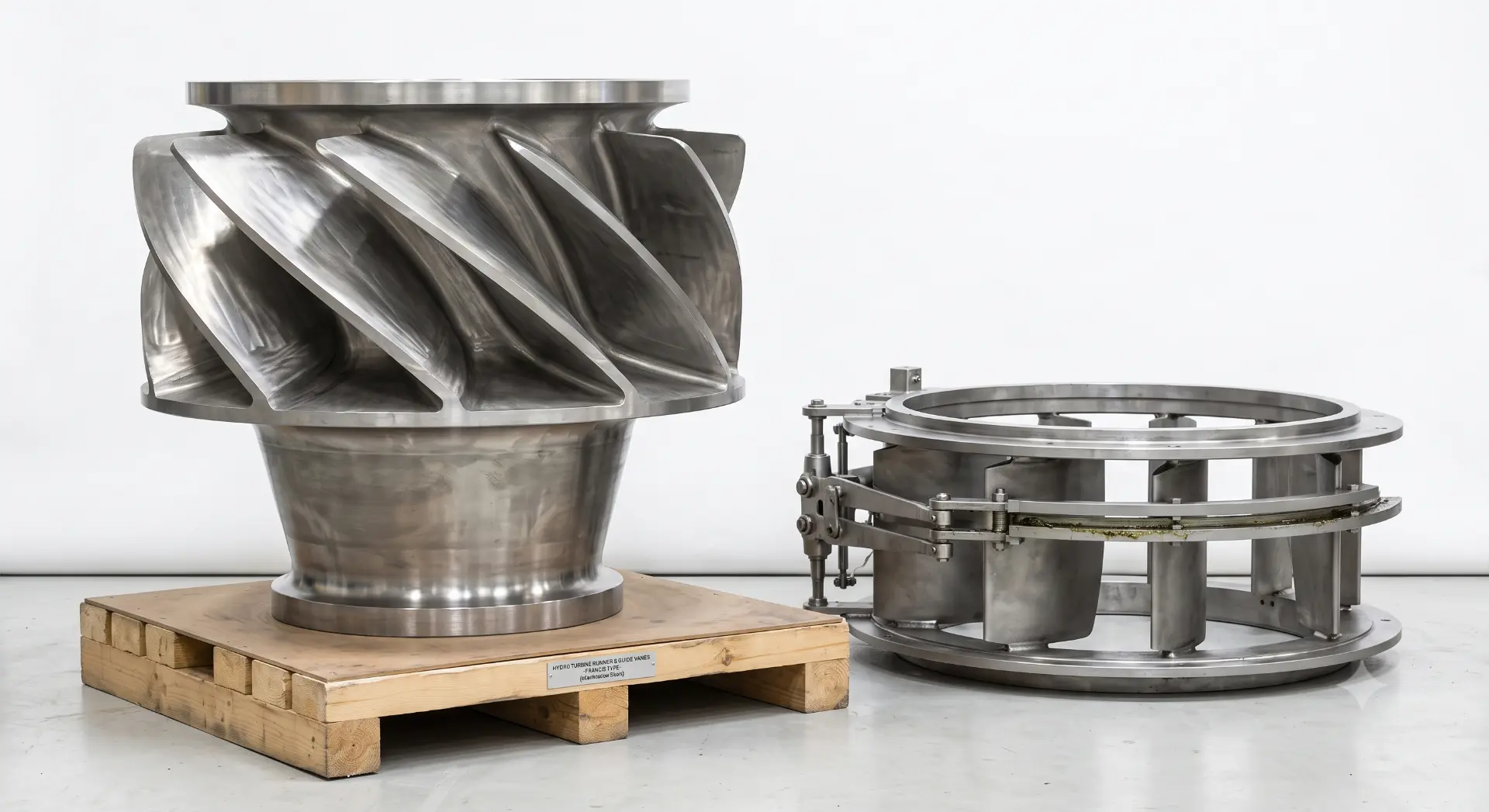 Turbine Runner Components & Guide Vanes — manufactured by TruSkew for Renewable Energy