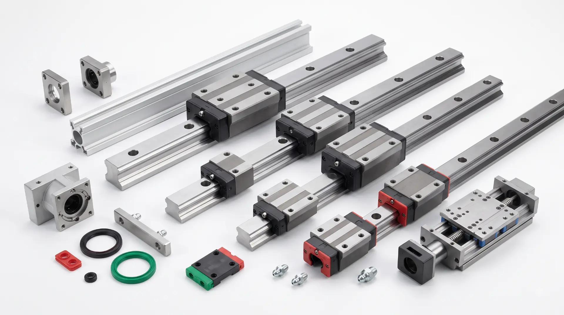Linear Guide Blocks & Slide Components — manufactured by TruSkew for Industrial Automation & Material Handling
