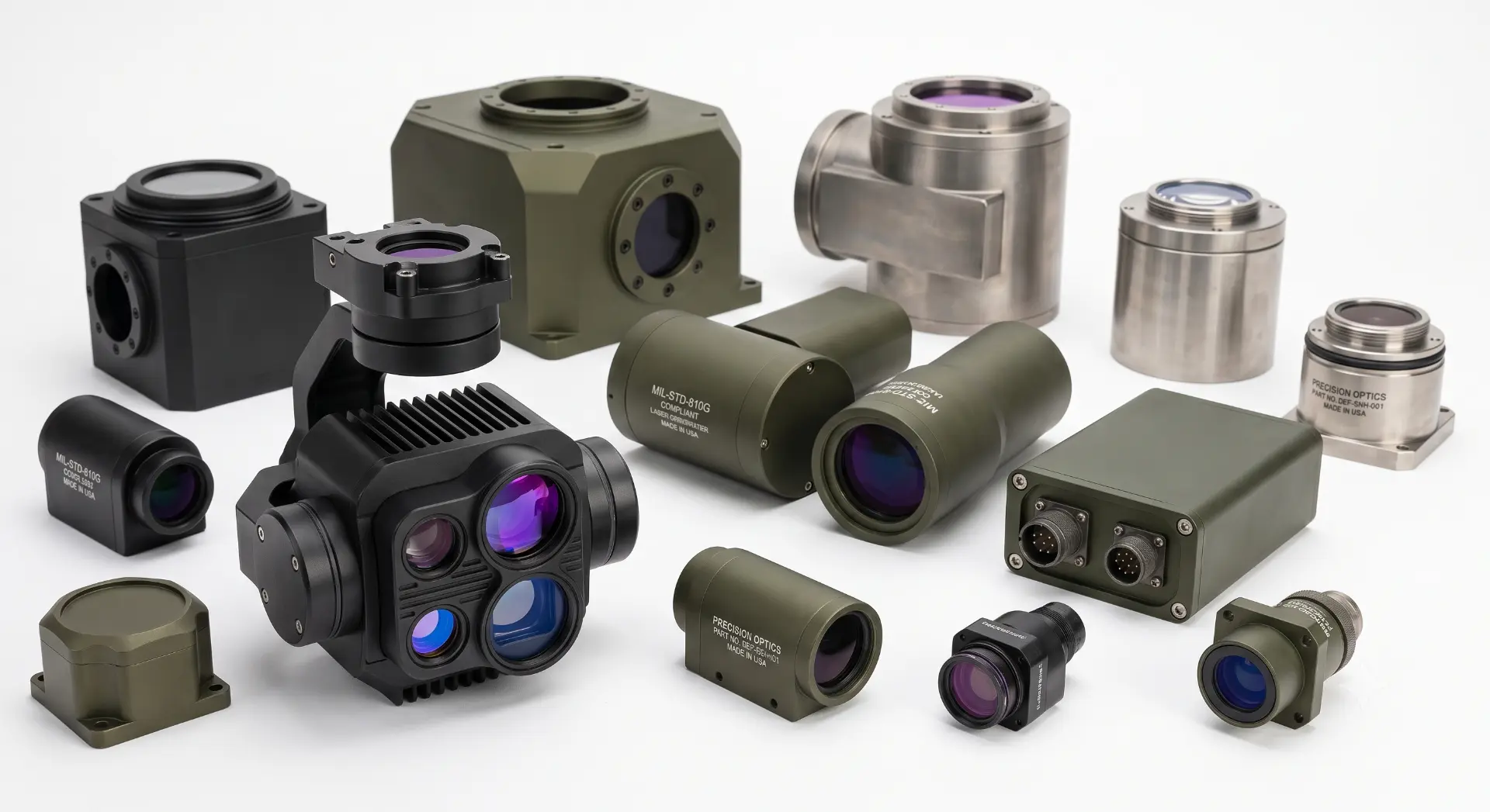 Sensor & Optics Housings — manufactured by TruSkew for Defence