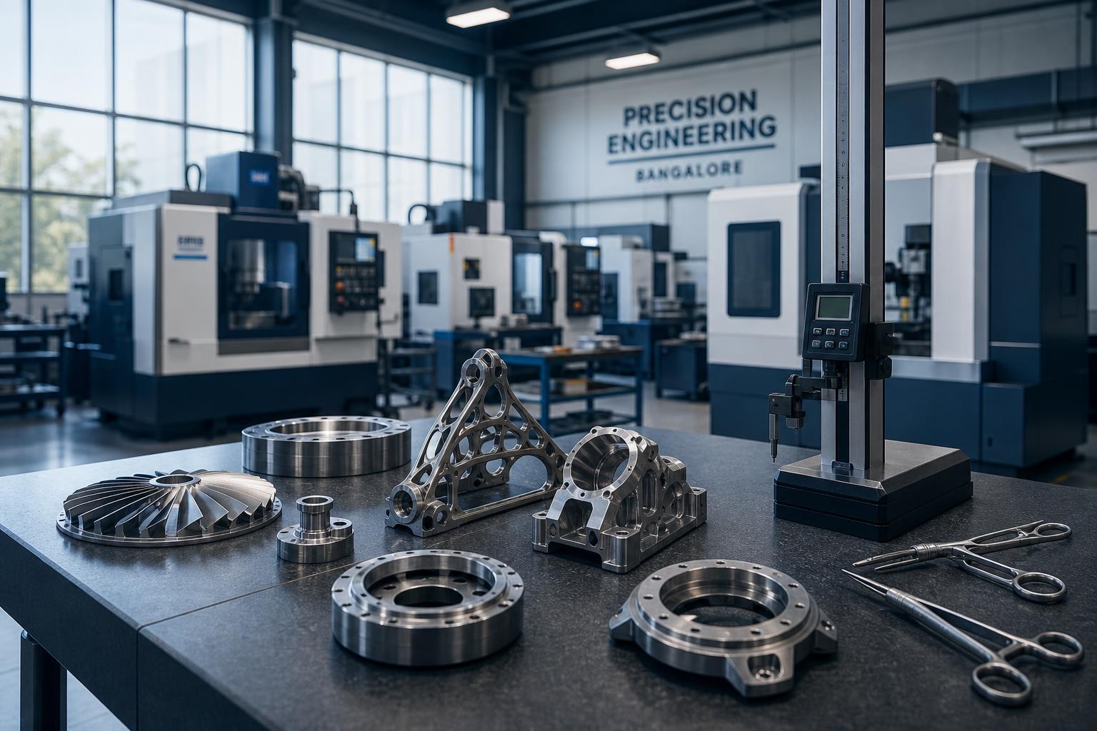 Modern precision engineering facility in Bangalore